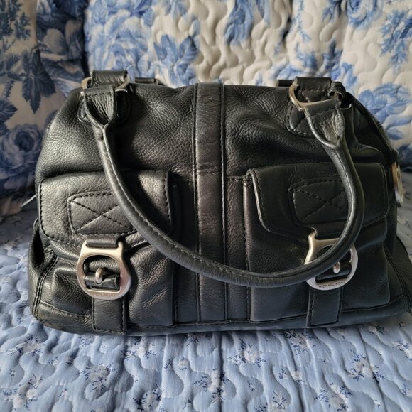 KORS Michael Kors Handbags - KORS Michael Kors Black Leather Hobo Bag